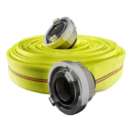 Druckschläuche TITAN 3F, Kl. 1 L1, neongelb, mit Druckkupplungen Easy-Fix