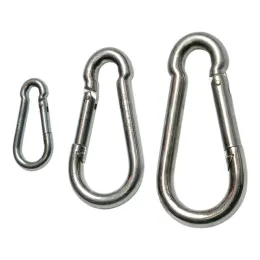 Karabinerhaken Form C, birnenförmig